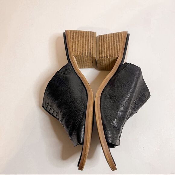 Nine West Rahima Slip On Black Mule Sandal Size 8 - Picture 6 of 10